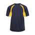 Badger Sport Hook Tee, Sizes 2XL-4XL (414400-026408), Color 'Navy/Gold'